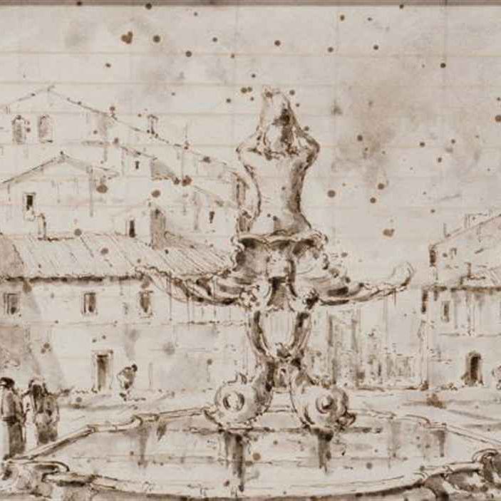 Francesco Guardi — Авторский тур по фонтану Тритона в Риме и гондолам венецианского дворца половых губ