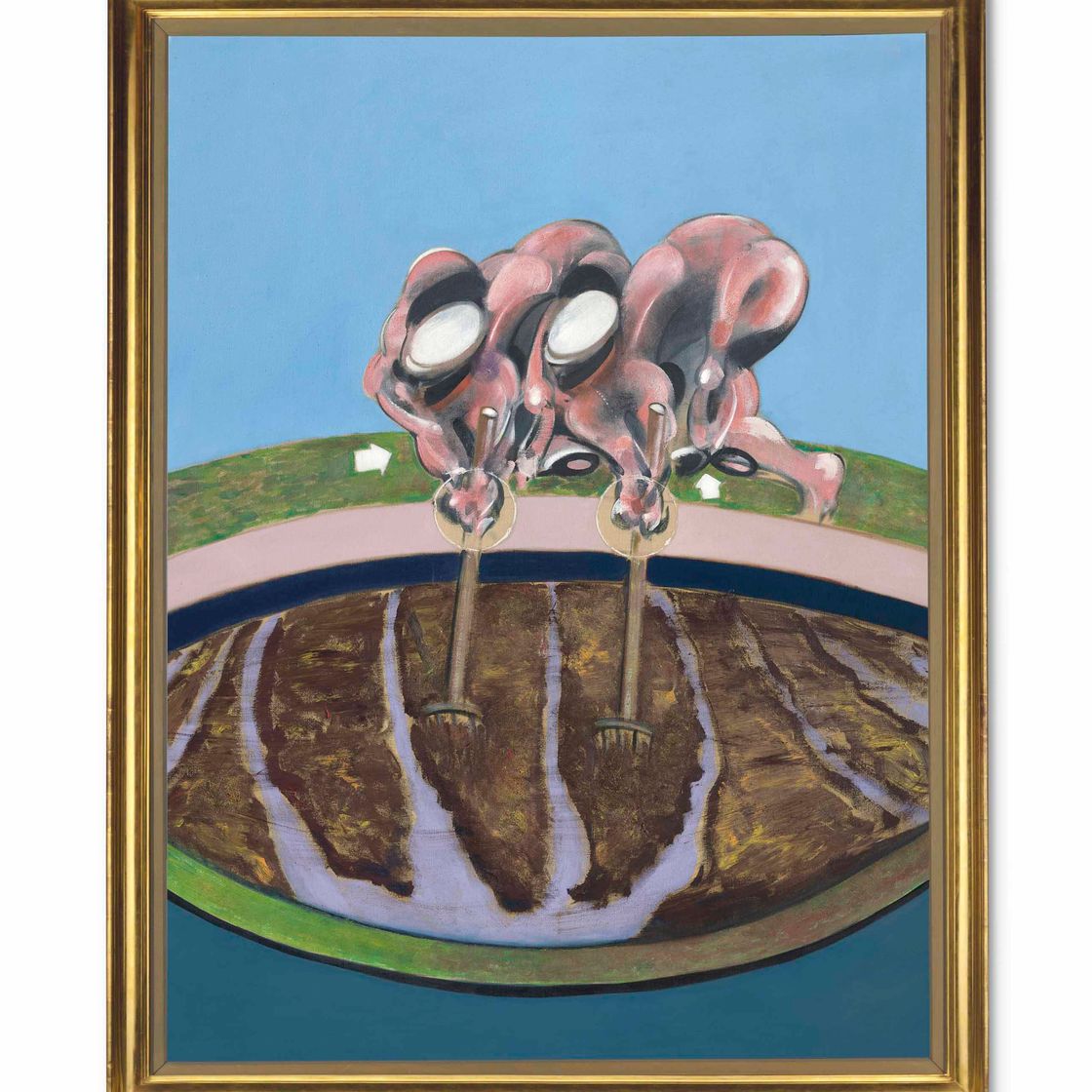Francis Bacon — Двое мужчин работают в поле