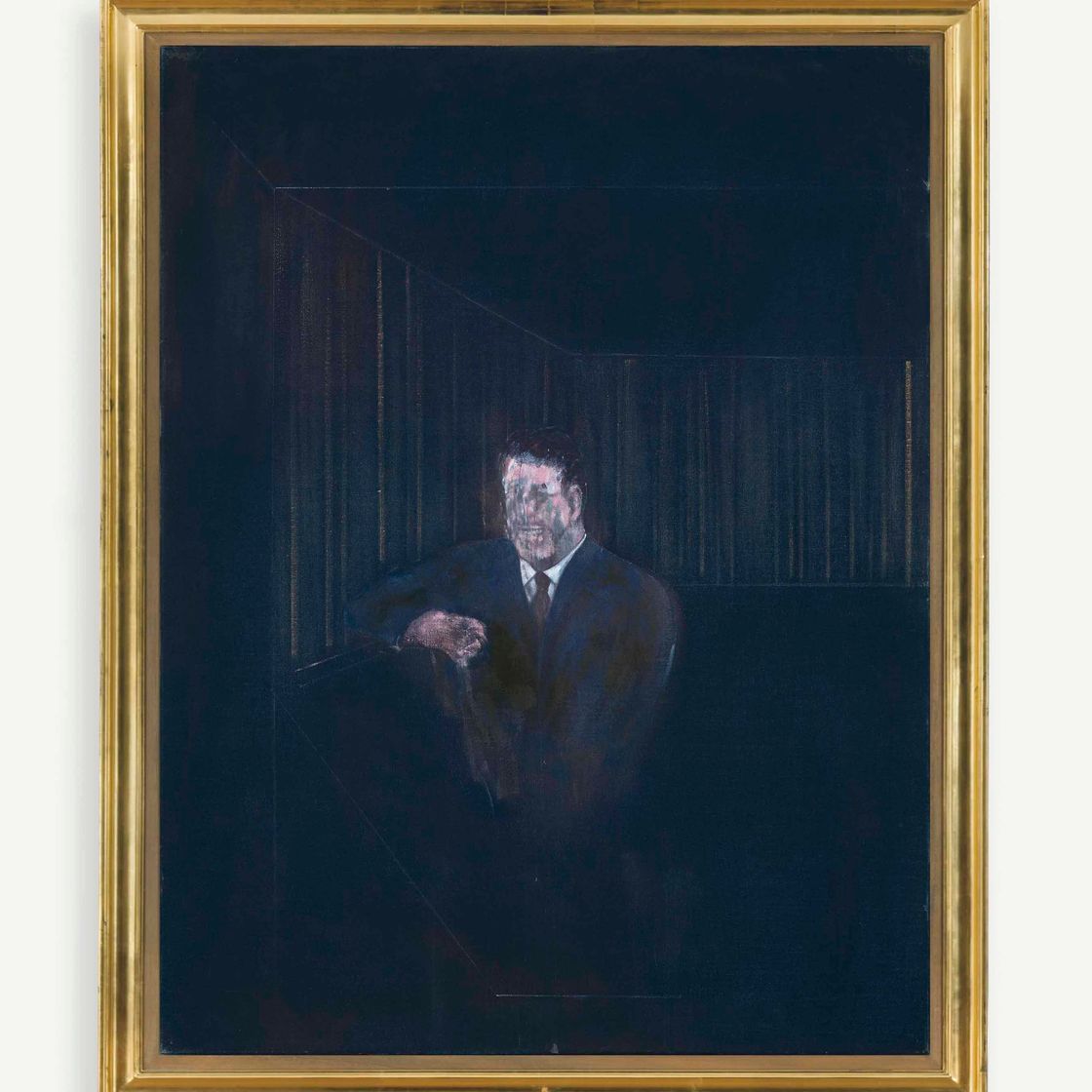Francis Bacon — Человек в синем VI