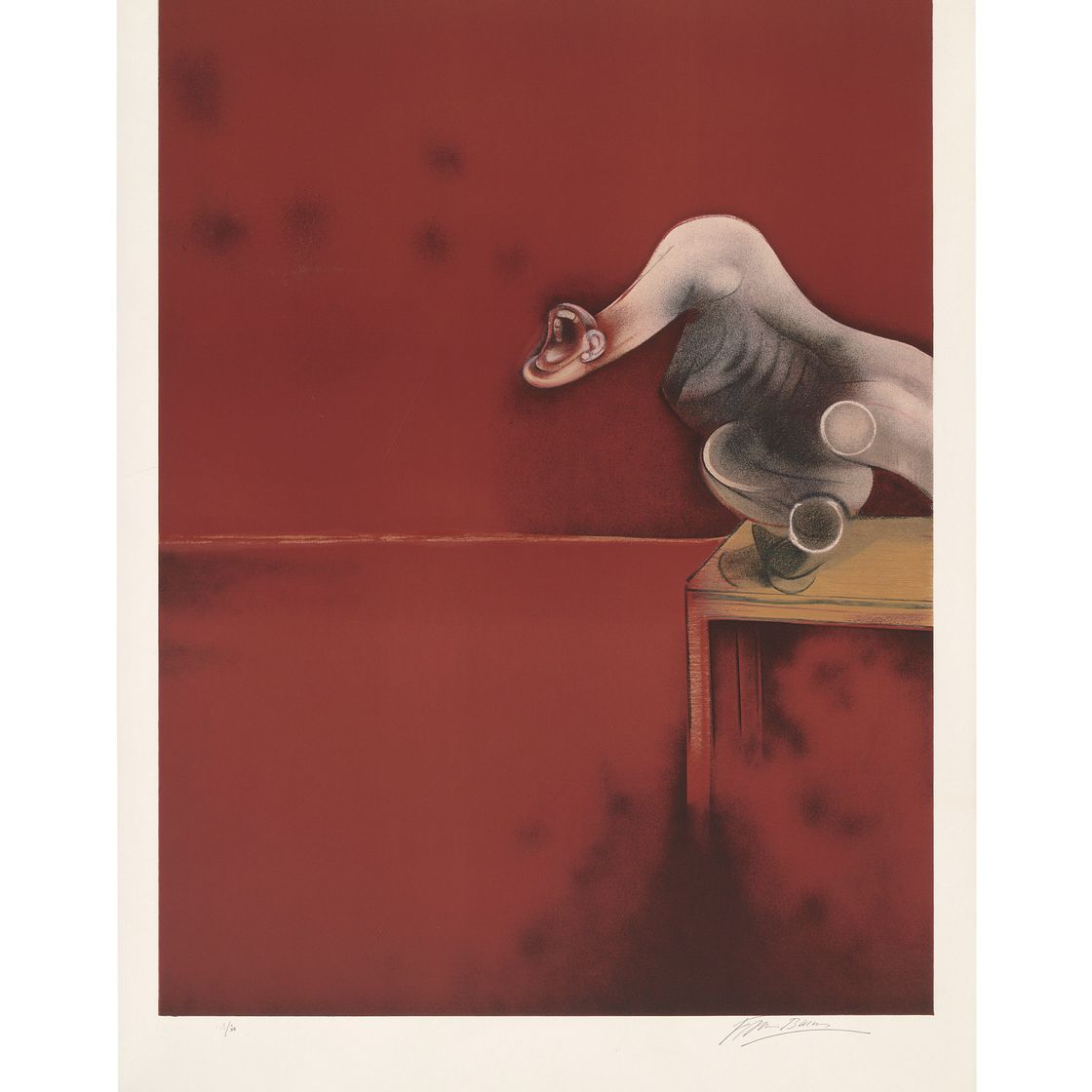 Francis Bacon — Вторая версия, Триптих 1944 года (увеличенный вариант), изображение 4