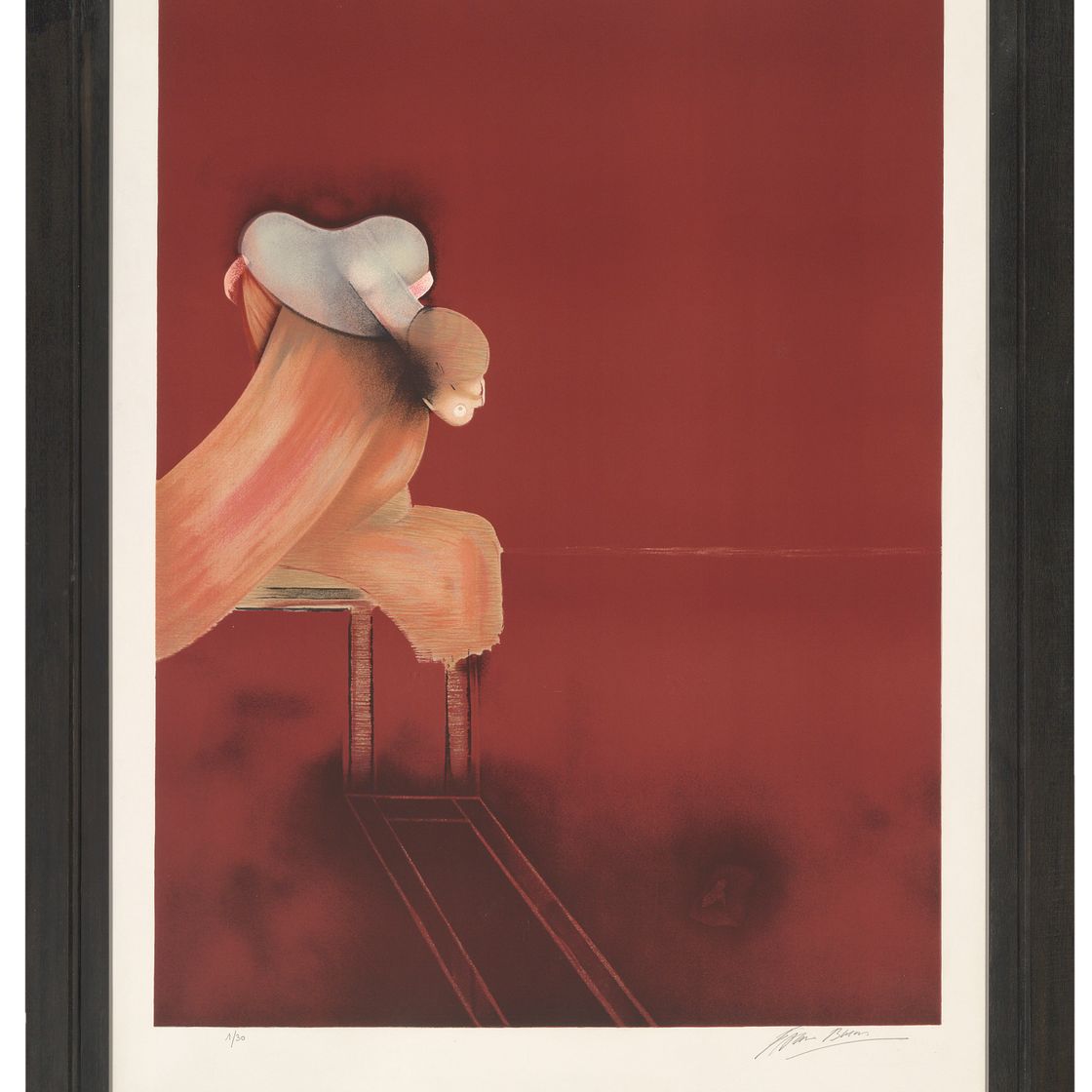 Francis Bacon — Вторая версия, Триптих 1944 года (увеличенный вариант), изображение 5
