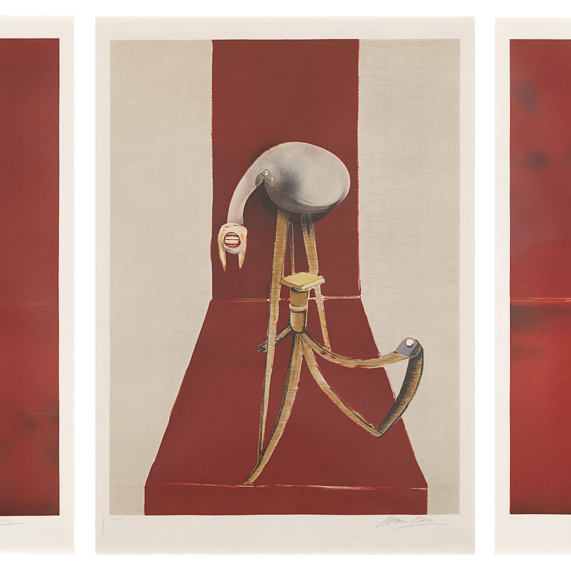 Francis Bacon — Вторая версия, Триптих 1944 года (увеличенный вариант)