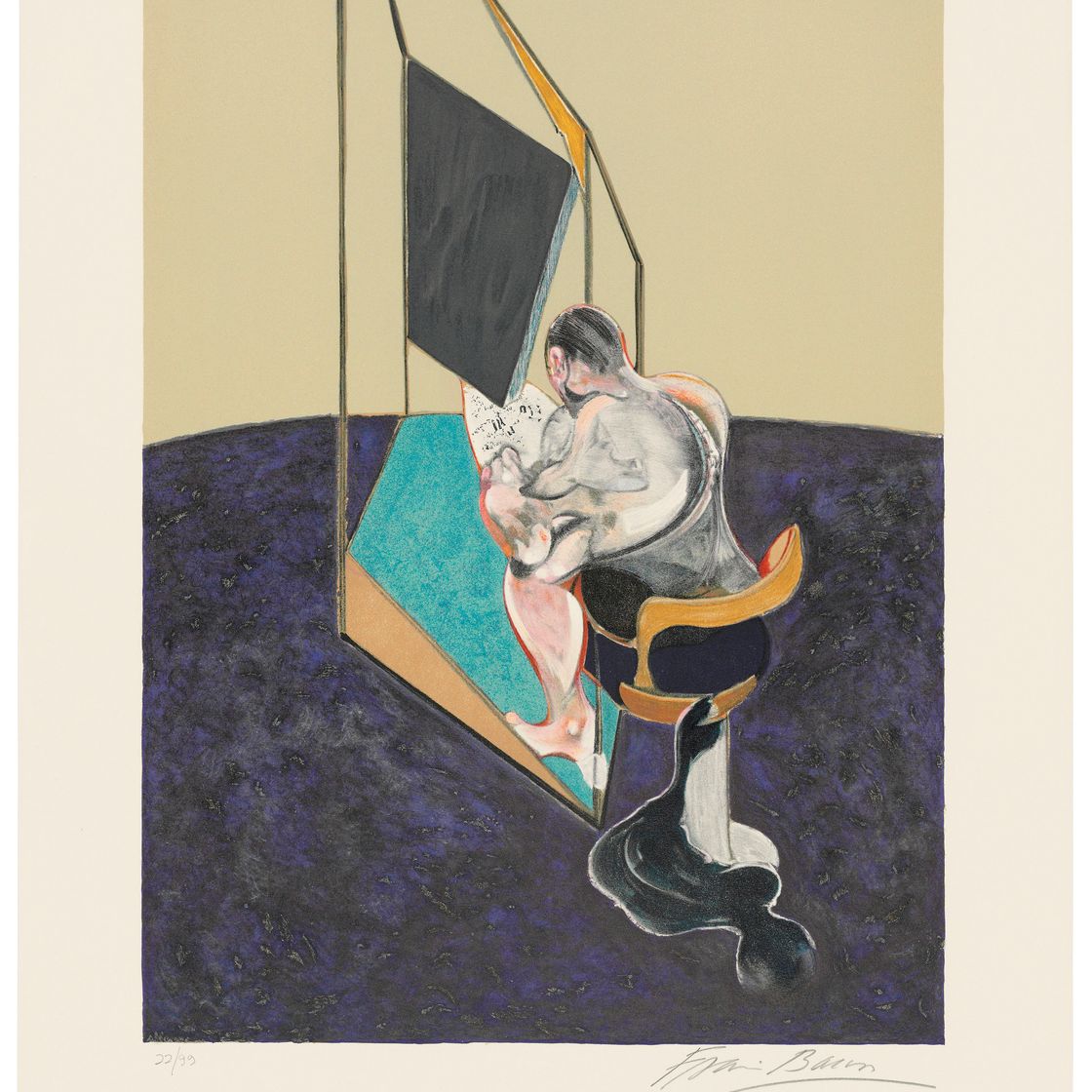 Francis Bacon — Три исследования мужской спины, изображение 2
