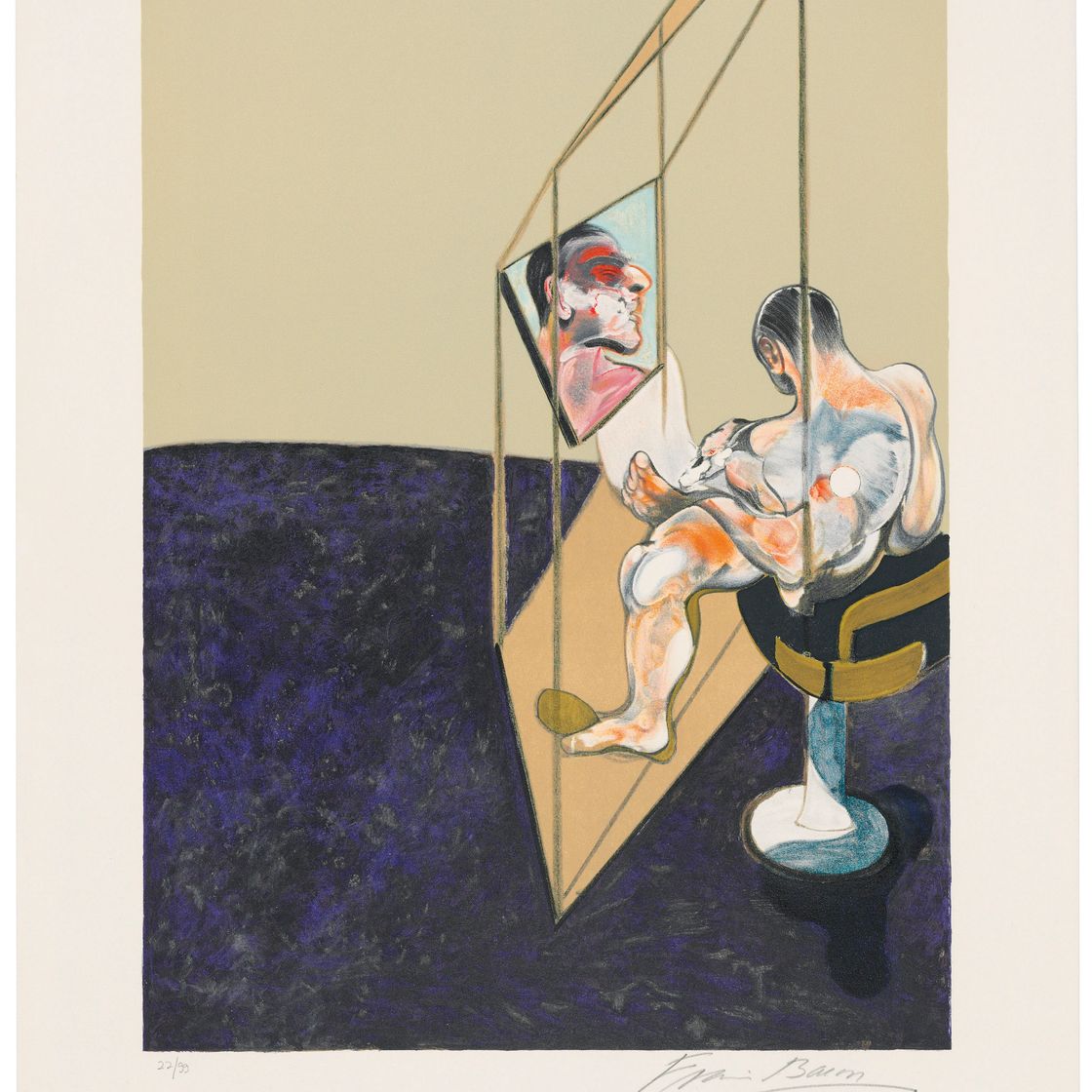 Francis Bacon — Три исследования мужской спины, изображение 3