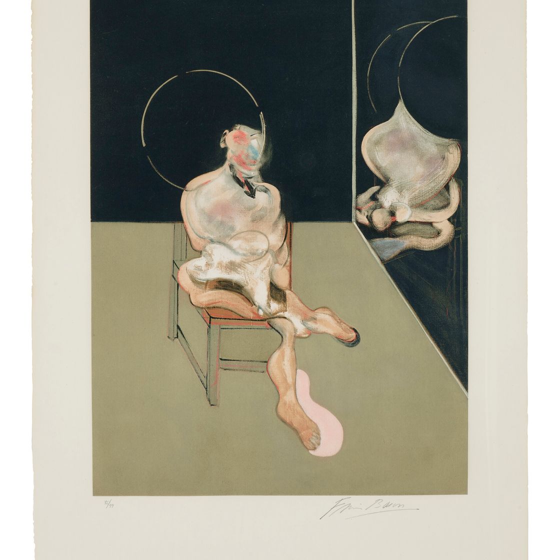 Francis Bacon — Сидящая фигура, изображение 1
