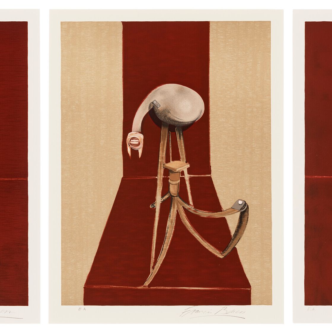 Francis Bacon — Вторая версия, триптих 1944 года