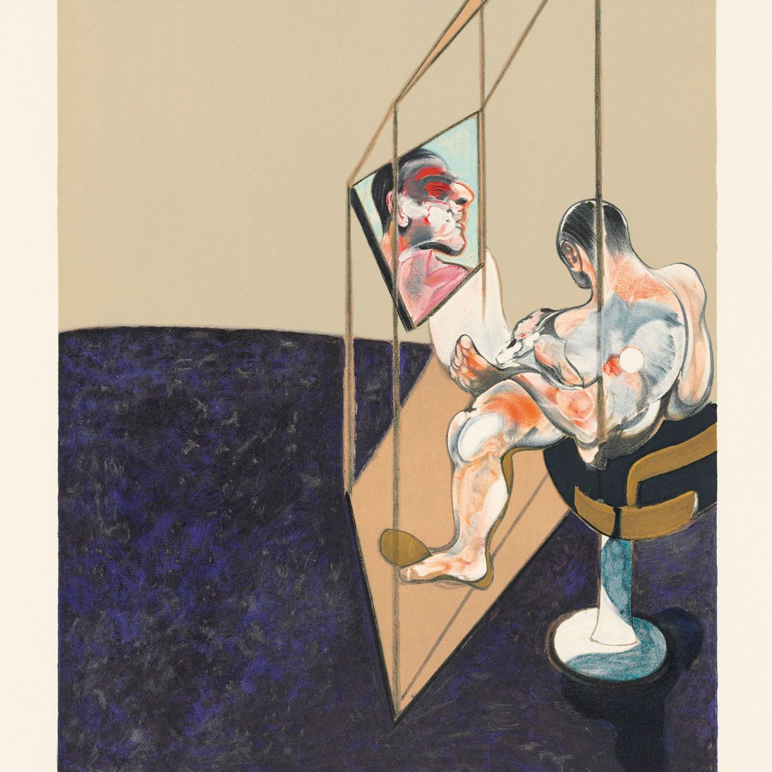 Francis Bacon — Три исследования мужской спины, изображение 4