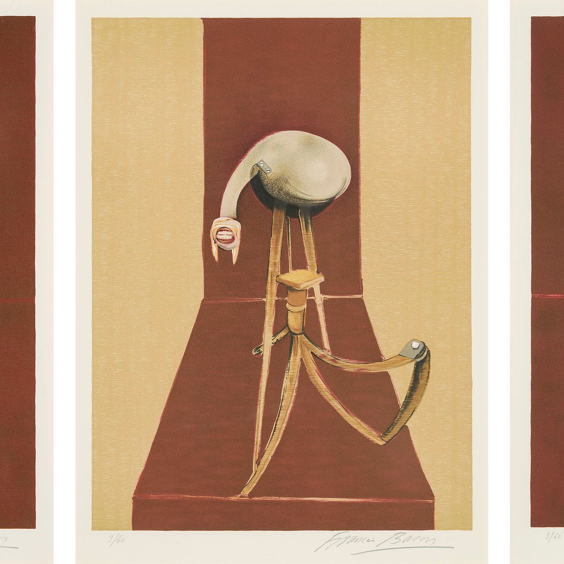 Francis Bacon — Вторая версия, триптих 1944 года
