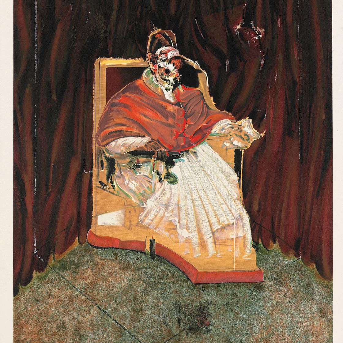 Francis Bacon — Этюд к портрету папы Иннокентия X по Веласкесу