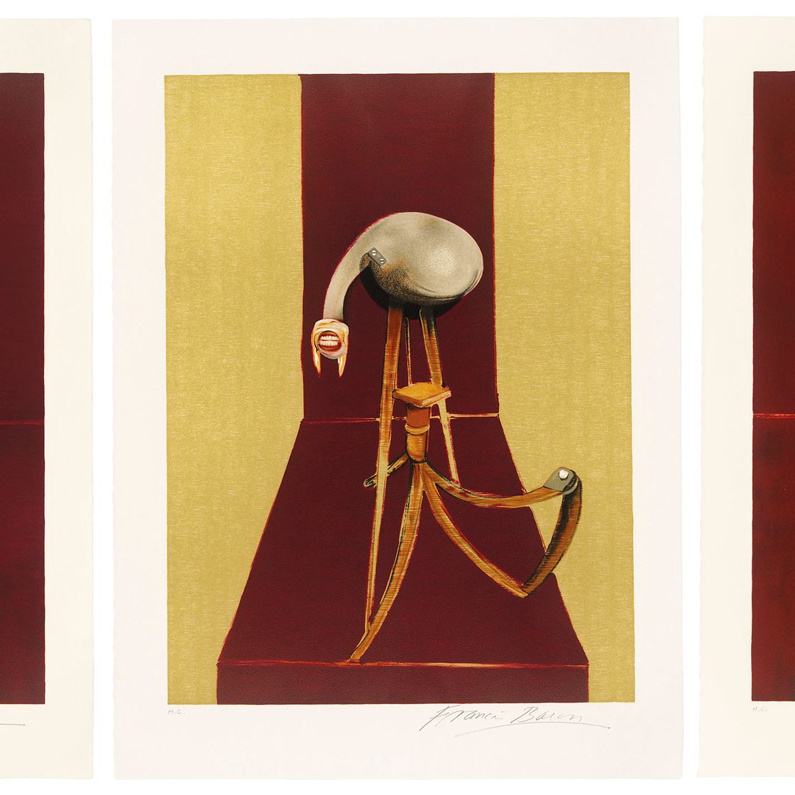 Francis Bacon — Вторая версия, триптих 1944 года, изображение 1