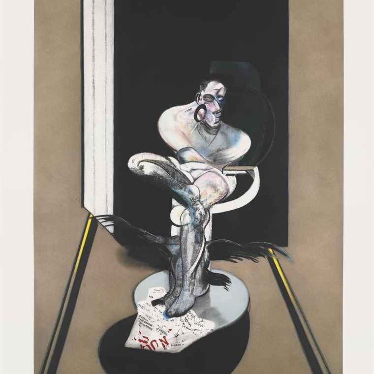 Francis Bacon — Сидящая фигура, 1977 год