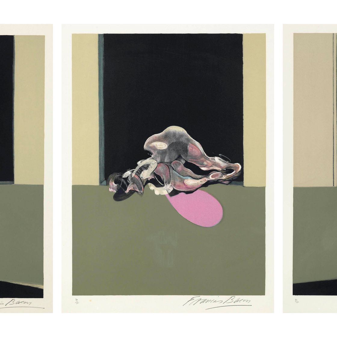 Francis Bacon — Триптих "Август 1972" (Сабатье, 23)