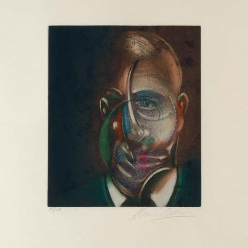 Francis Bacon — Портрет Мишеля Лейриса из "Реквиема по окончанию времен"