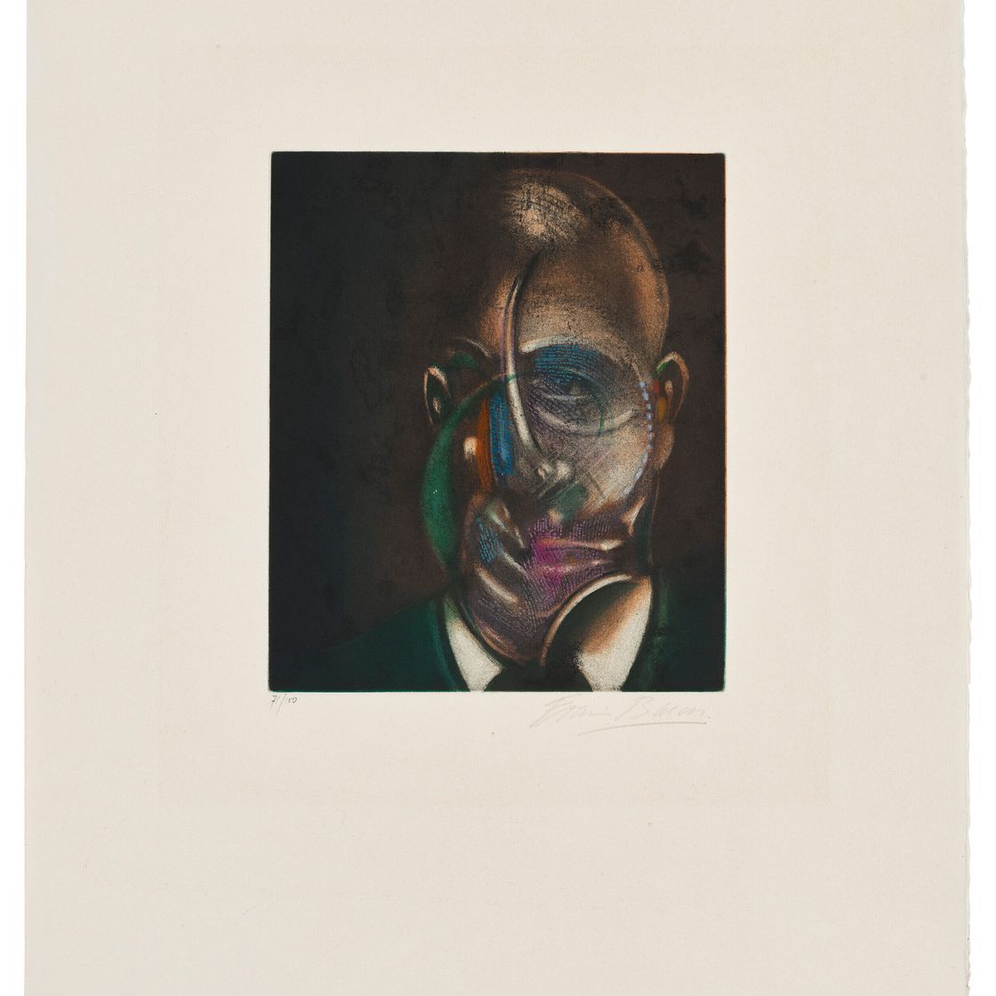 Francis Bacon — Портрет Мишеля Лейриса