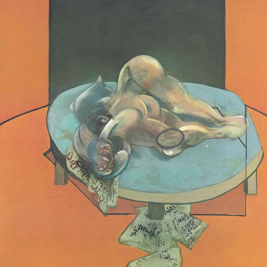 Francis Bacon — Исследования человеческого тела (центральная панель)