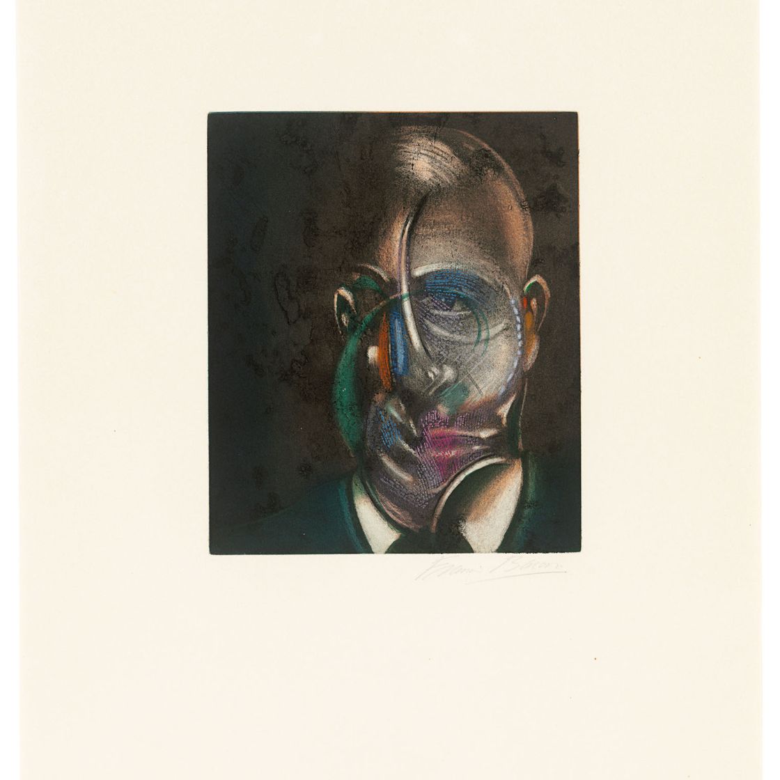 Francis Bacon — Портрет Мишеля Лейриса