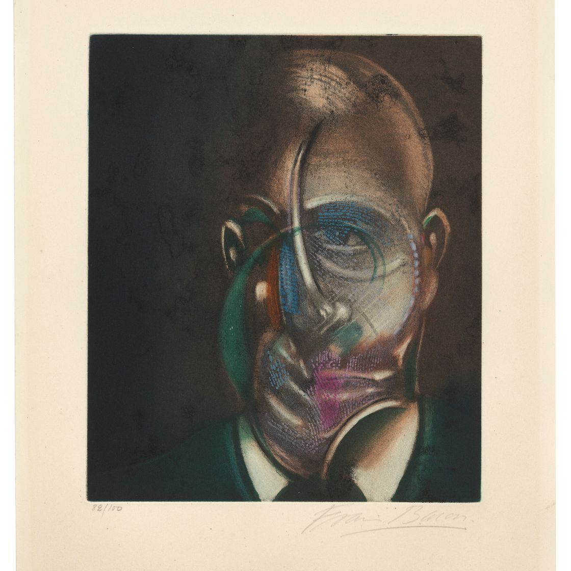 Francis Bacon — Портрет Мишеля Лейриса