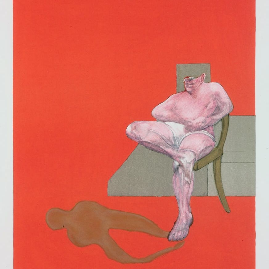 Francis Bacon — Правая панель, из триптиха 1983 года.