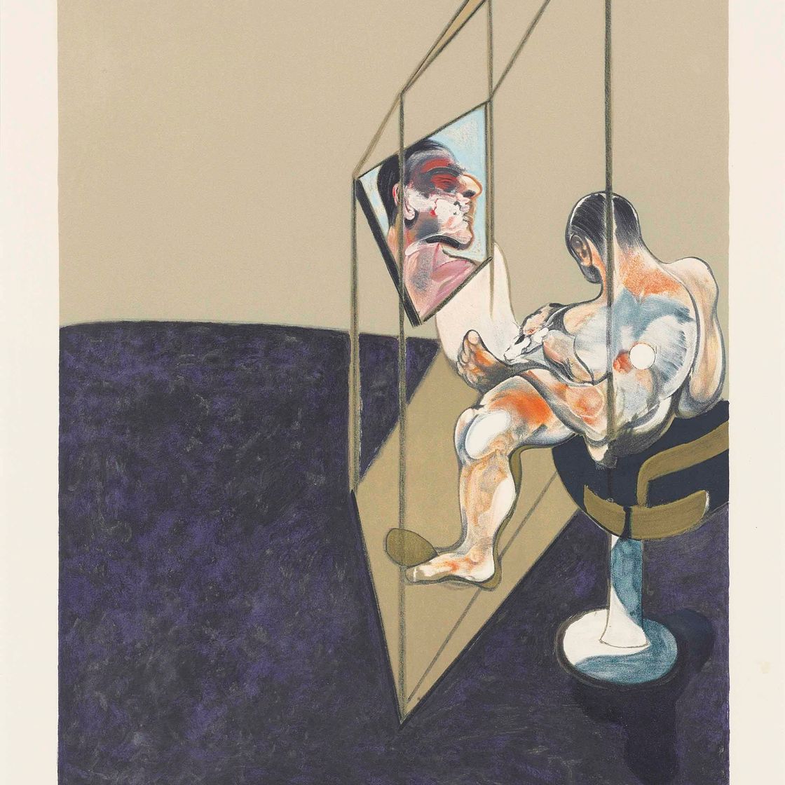 Francis Bacon — Левая панель, из: Трех исследований спины мужчины (с. 21)