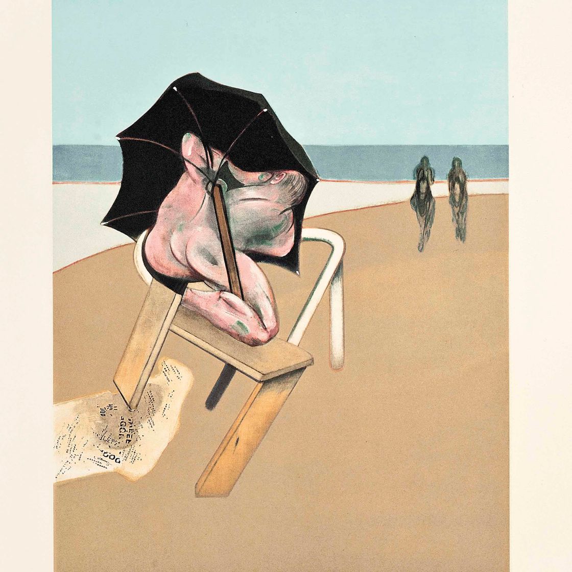 Francis Bacon — Левая пластина, из триптиха "Метрополитен"