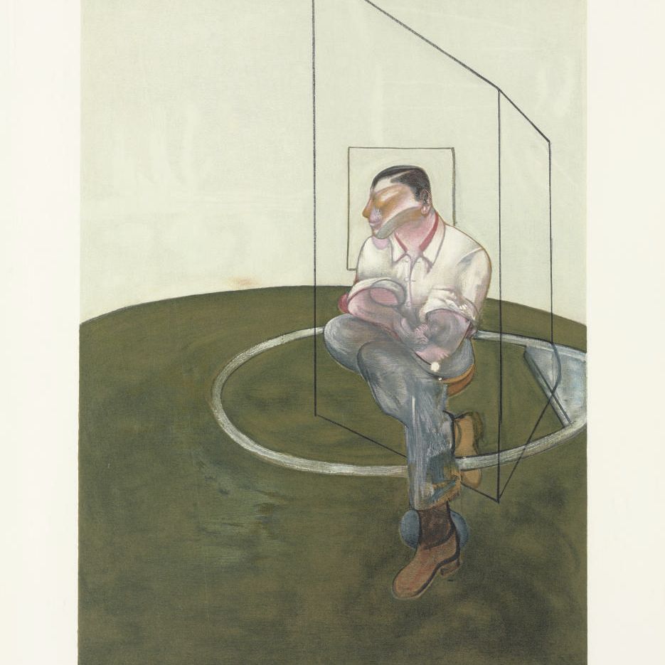 Francis Bacon — Правая панель из трех этюдов к портрету Джона Эдвардса