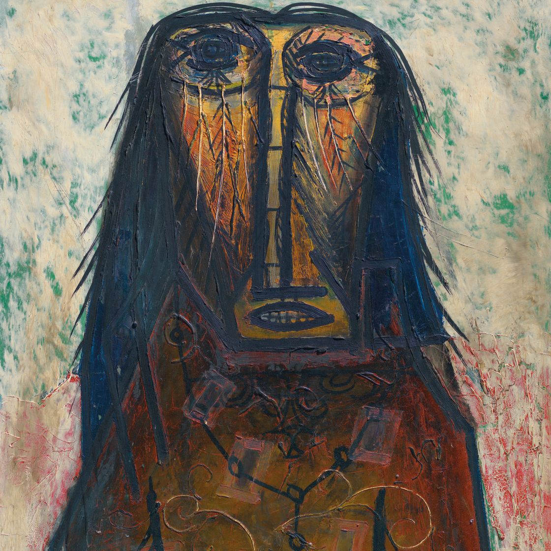 Francis Newton Souza — Голова женщины