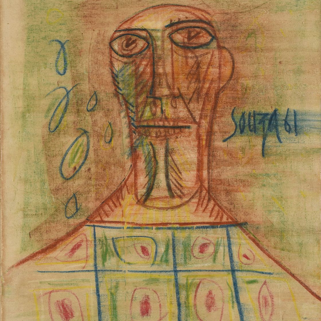 Francis Newton Souza — Без названия (Мужчина в тунике)