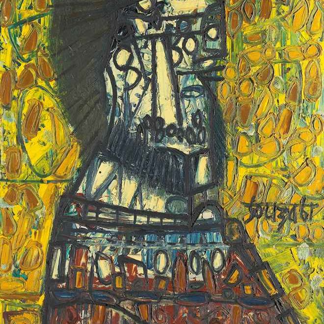 Francis Newton Souza — Портрет Мартина Брэдли
