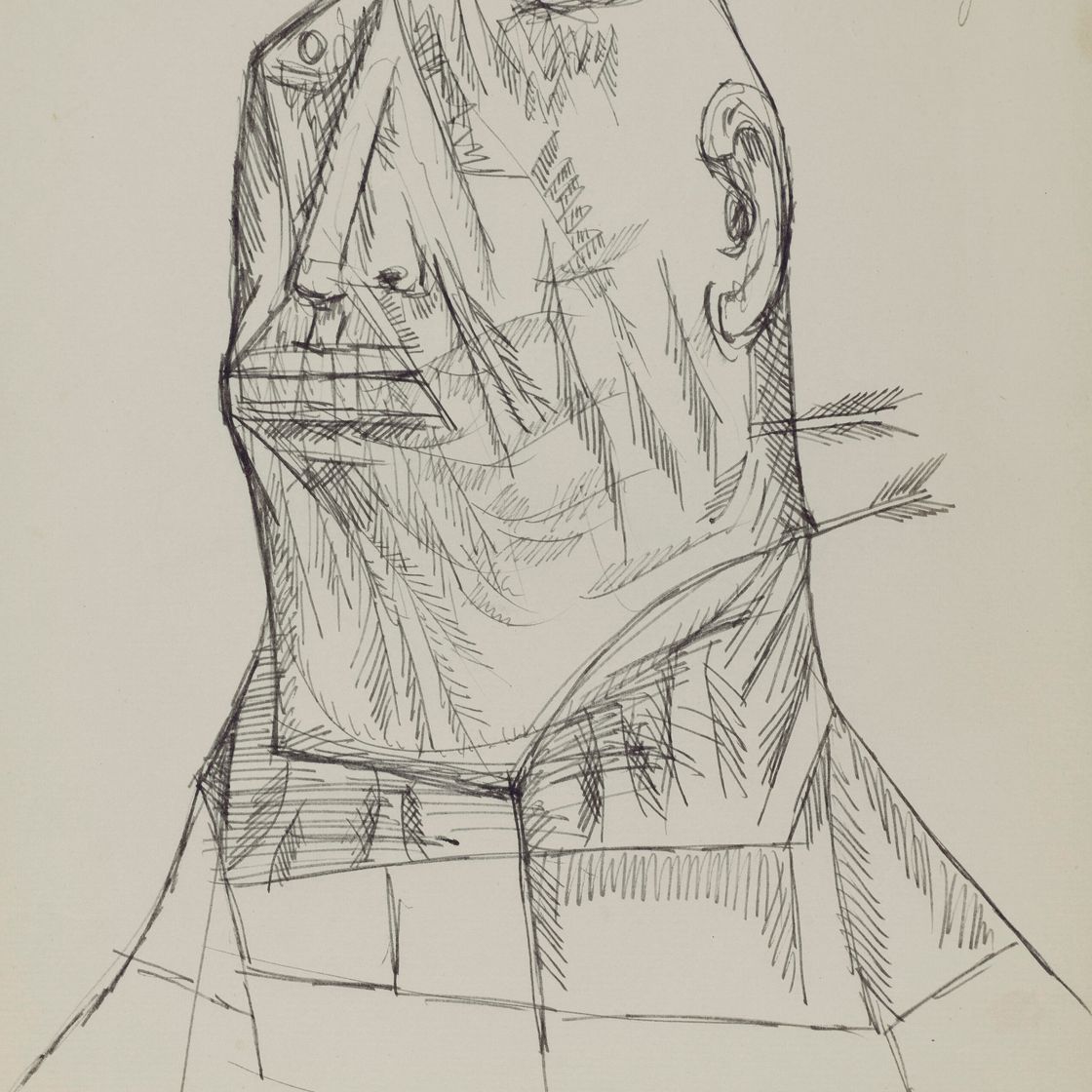 Francis Newton Souza — Без названия (Дама с кувшином); Без названия (Святой Себастьян), изображение 3
