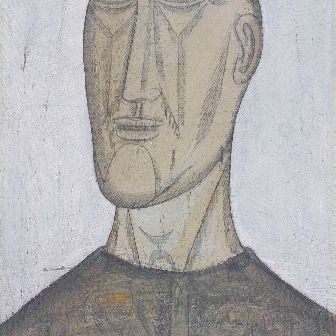 Francis Newton Souza — Без названия (Мужчина в тунике)