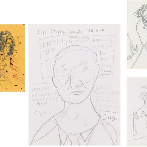 Francis Newton Souza — Альбом для рисования, 1995 (31 рисунок)