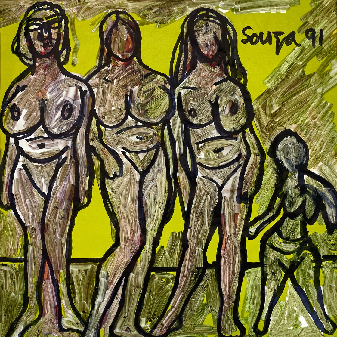 Francis Newton Souza — Без названия (Обнаженная натура), изображение 3