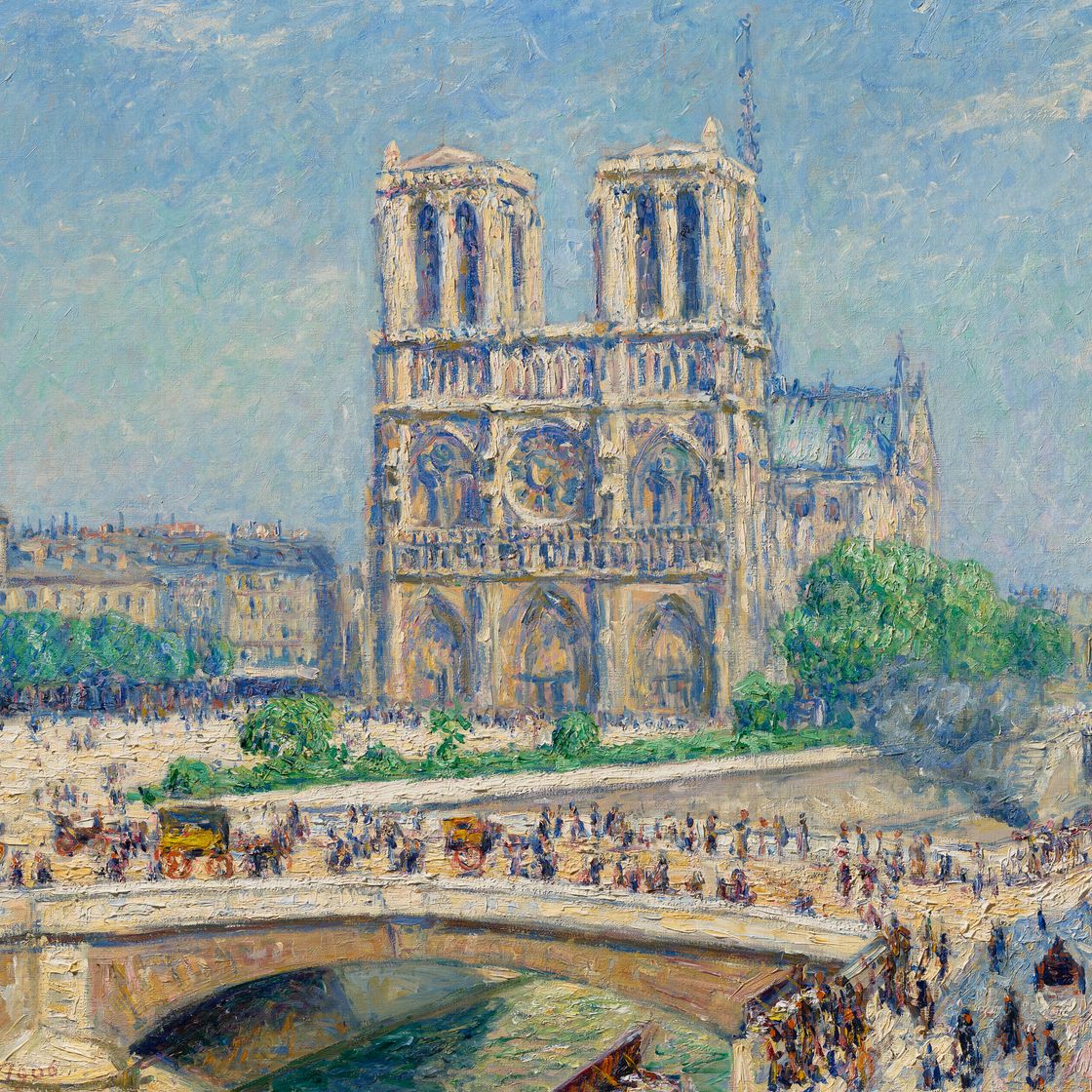Francis Picabia — Собор Парижской Богоматери, эффект солнца, изображение 2