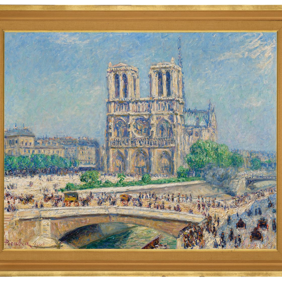 Francis Picabia — Собор Парижской Богоматери, эффект солнца, изображение 3