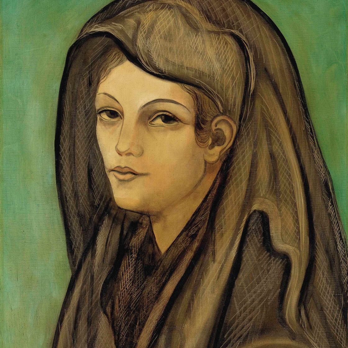 Francis Picabia — Женщина в стиле мантильи