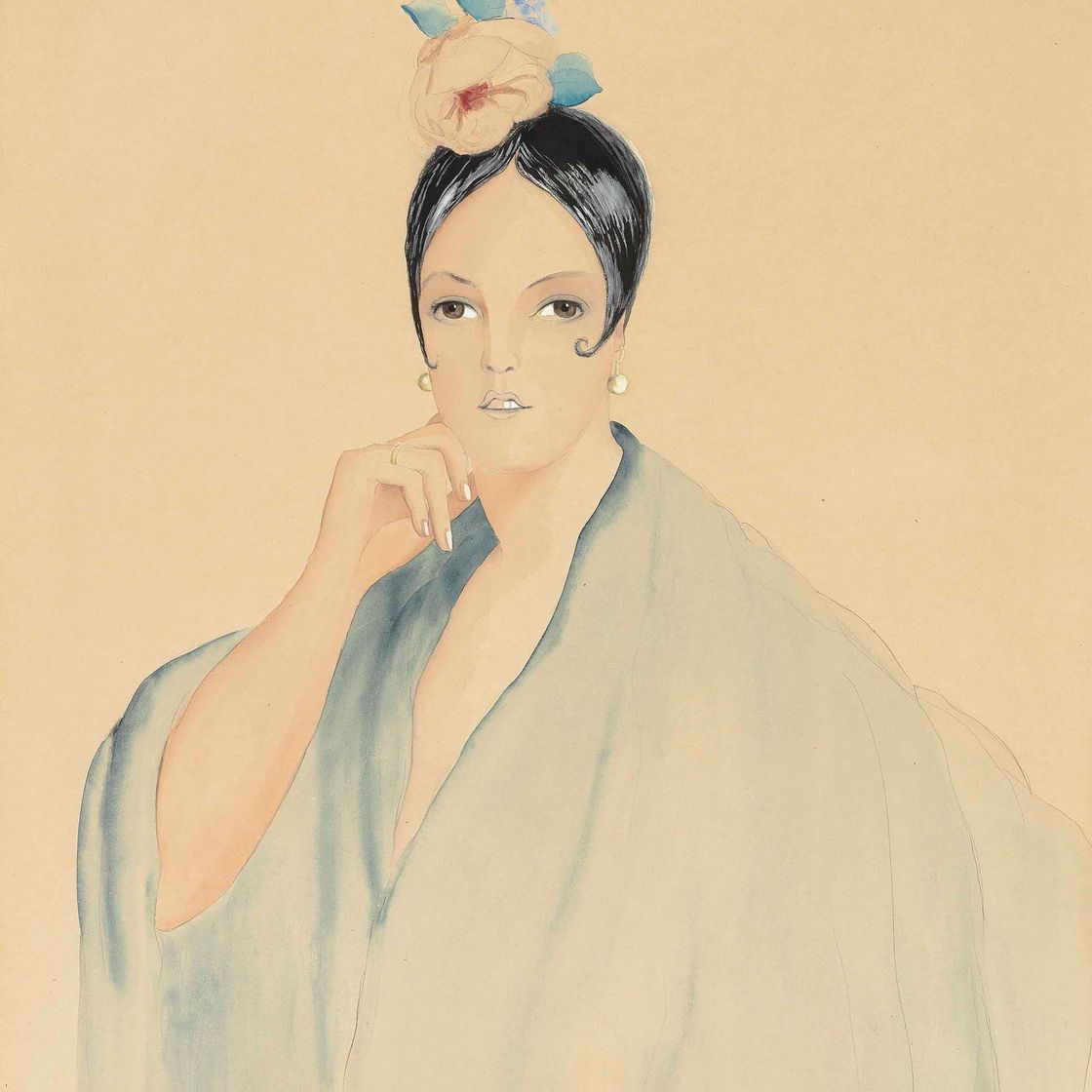Francis Picabia — Эспаньолка с розами