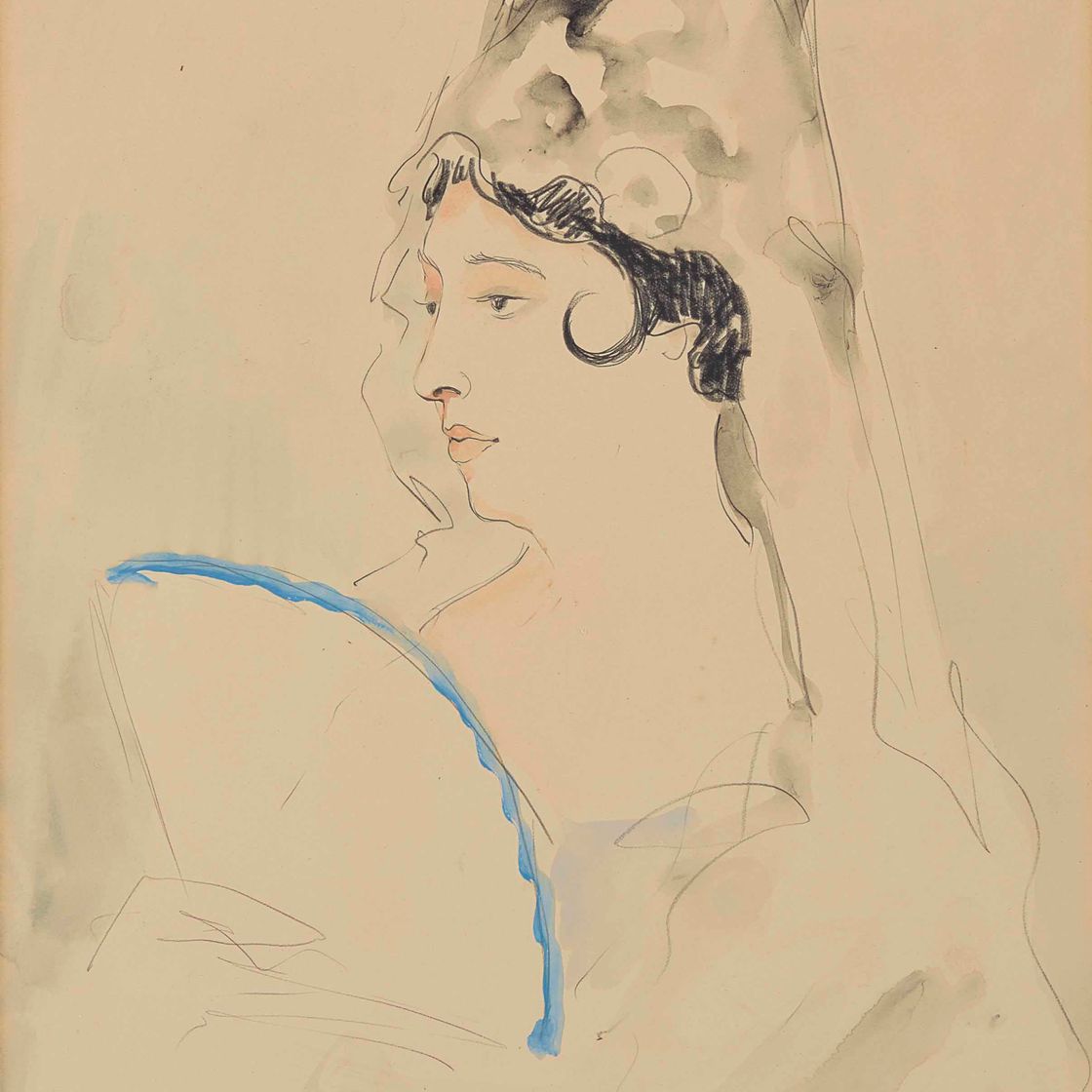 Francis Picabia — Испанский десерт с голубым борде