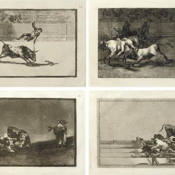 Francisco Goya — Ла Тауромакия (Дельтейл 224-56; Харрис 204-36)