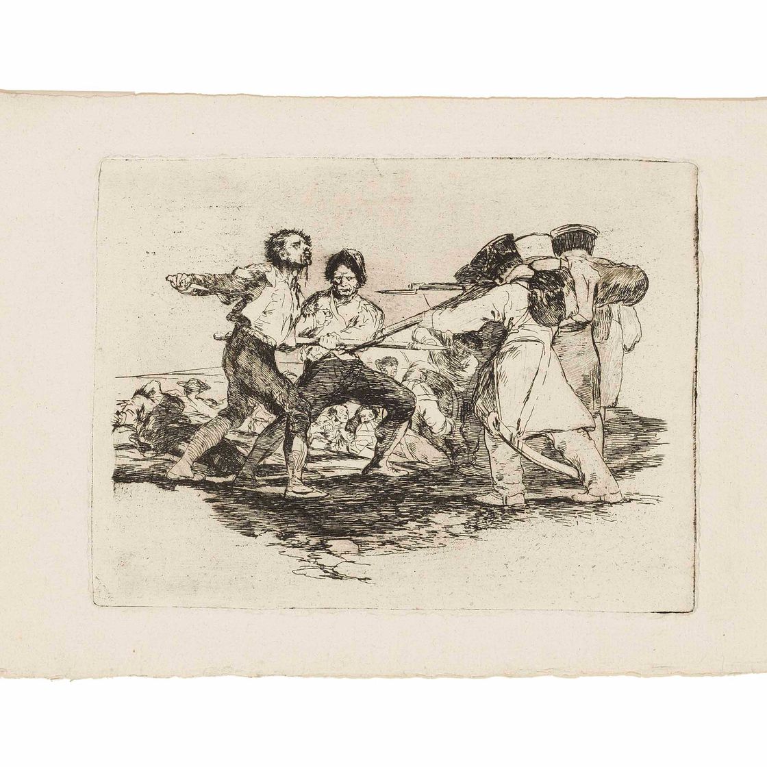 Francisco Goya — О разоне и грехе Эллы (справедливо это или нет), фото 2 из журнала "Бедствия Герры" (D. 121; H. 122)
