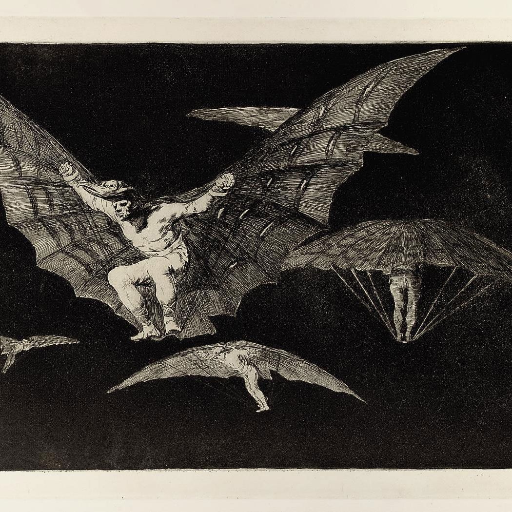 Francisco Goya — "Лос-Провербиос" (Дельтейл 202-219; Харрис 248-265)