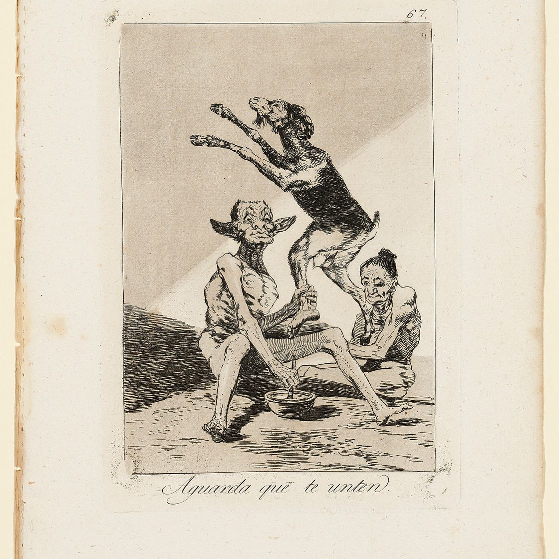 Francisco Goya — Семь пластинок от: Los Caprichos (Н. 63, 83, 84, 92, 95, 102, 114), изображение 3