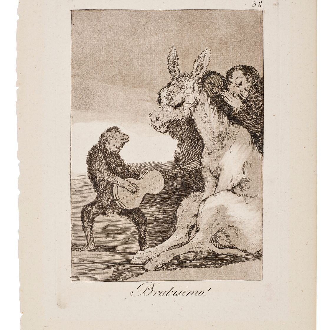 Francisco Goya — Браво! (Брабисимо!), Фото 38 из "Лос Капричос".