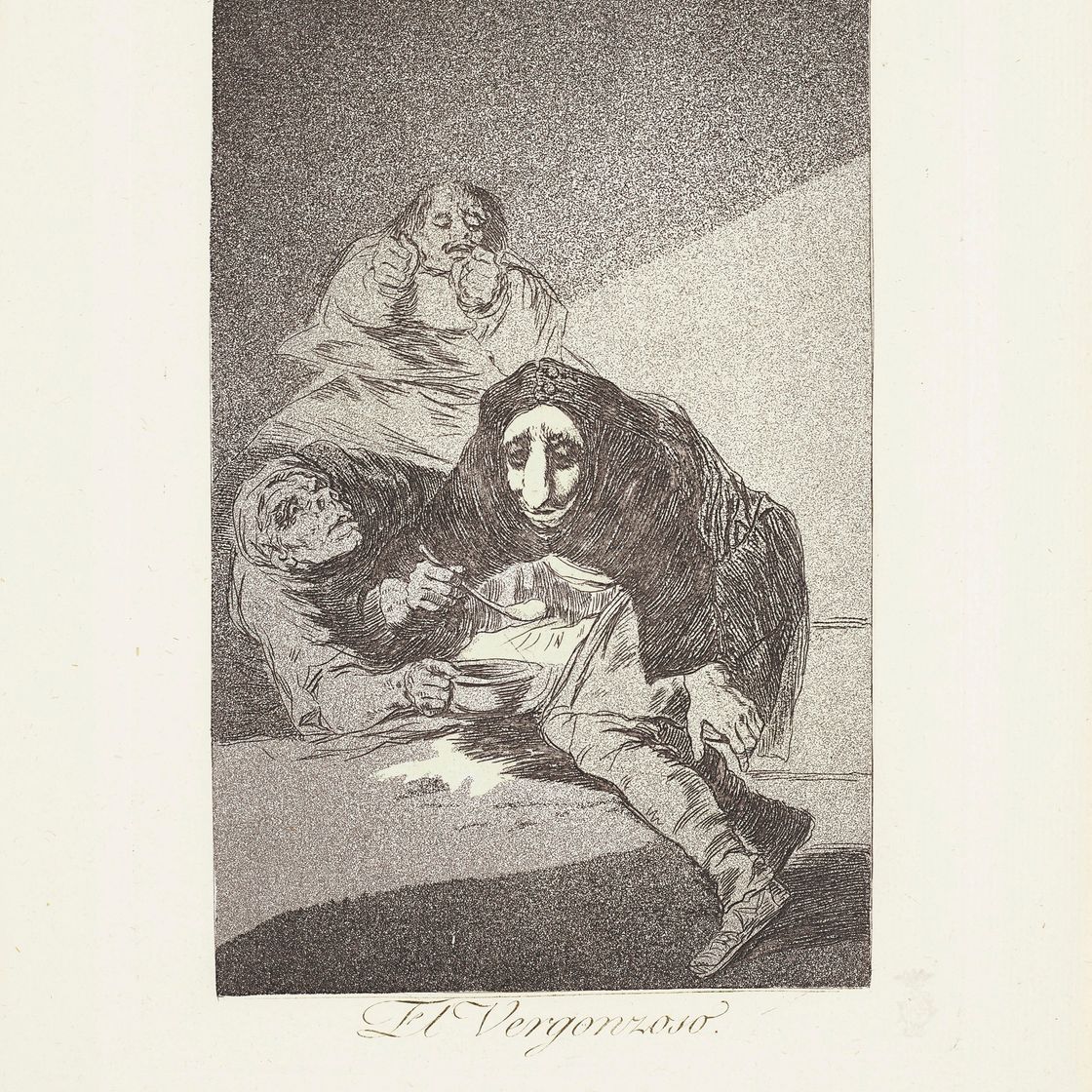 Francisco Goya — Три тарелки от: Los Caprichos (тарелки 55, 74 и 54), изображение 1