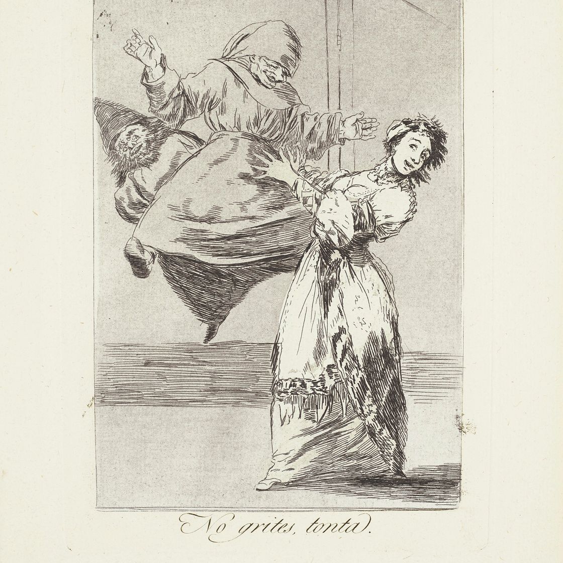 Francisco Goya — Три тарелки от: Los Caprichos (тарелки 55, 74 и 54), изображение 2