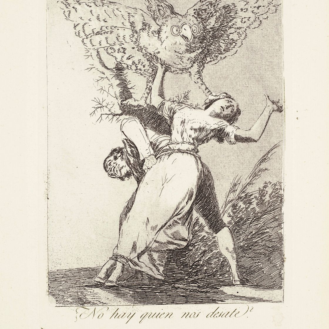 Francisco Goya — Неужели никто не может нас развязать? (¿ Никто не хочет нас обидеть?) Фото 75 от: Los Caprichos