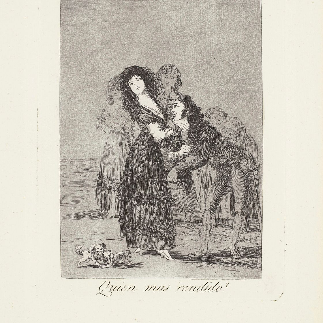 Francisco Goya — Три тарелки от: Los Caprichos (тарелки 28, 27 и 6), изображение 2