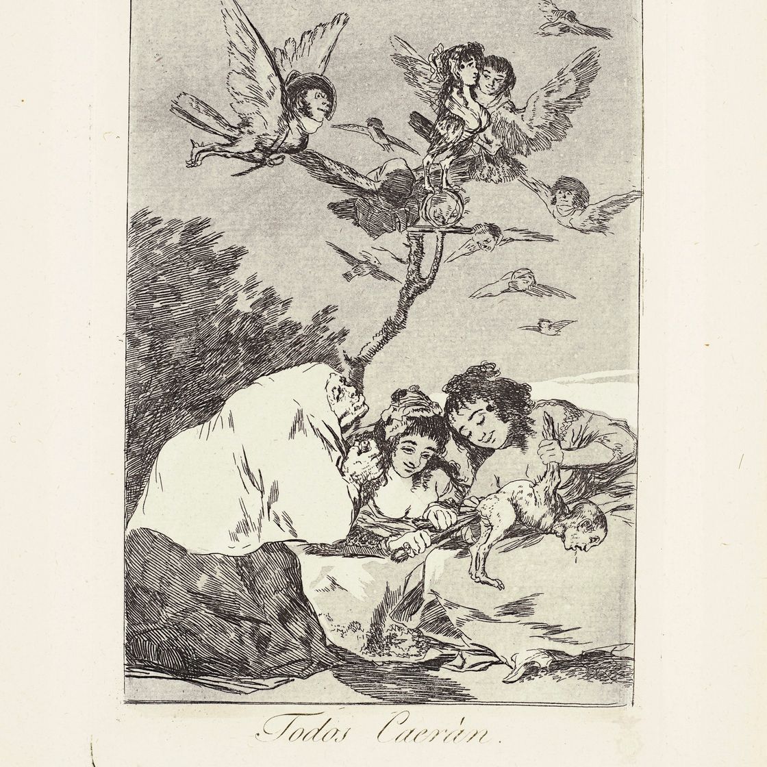 Francisco Goya — Все рухнет (Todos Caeràn) Фото 19 из: Los Caprichos
