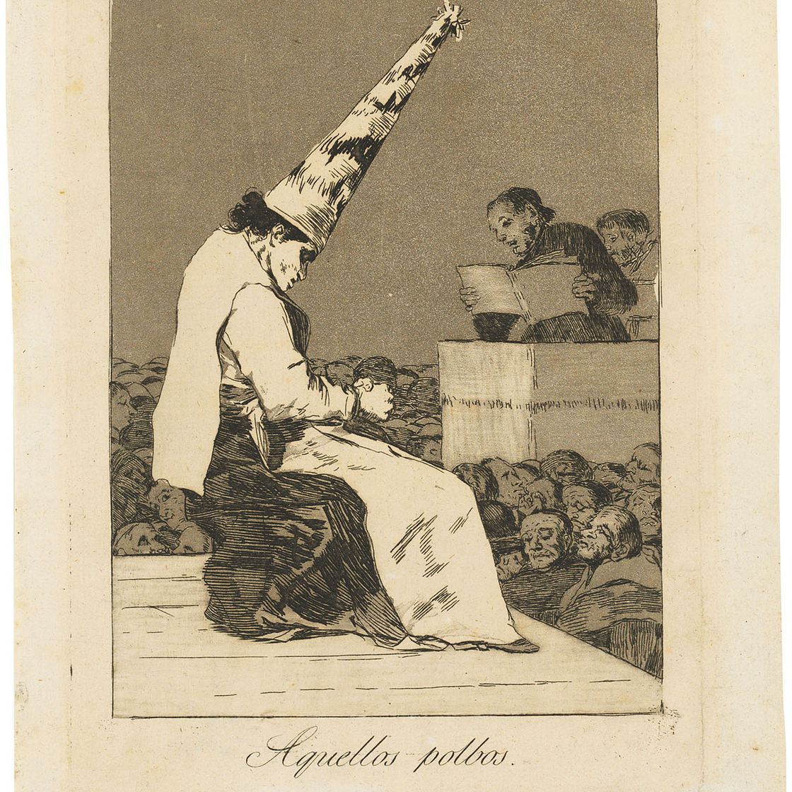 Francisco Goya — "Я ван десплумадос" и "Аквеллос Полбос" , фотографии 20 и 23 из "Лос Капричос".