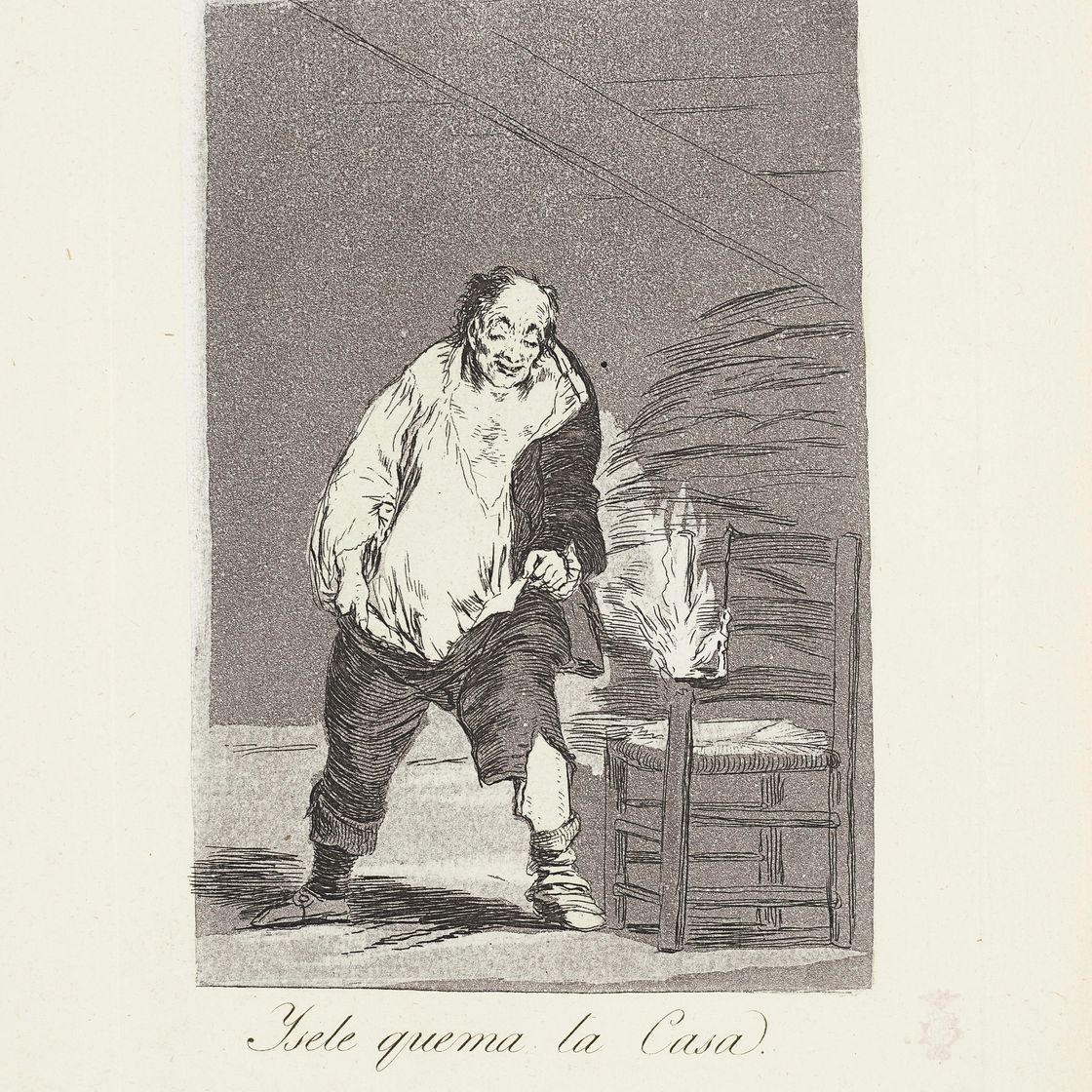 Francisco Goya — Три тарелки от: Los Caprichos (тарелки 4, 18 и 32), изображение 2