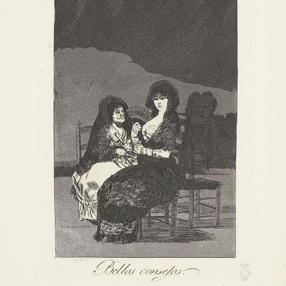 Francisco Goya — Три тарелки от: Los Caprichos (15, 47 и 57), изображение 1